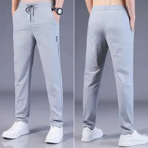 Pack of 3 Best-Offer 🤩 Premium-Quality High-Stretch Lycra Pants (Black, Grey And Dark Blue)