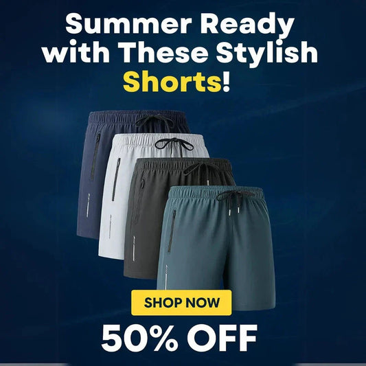 Premium Men's Casual Shorts – Pack of 4