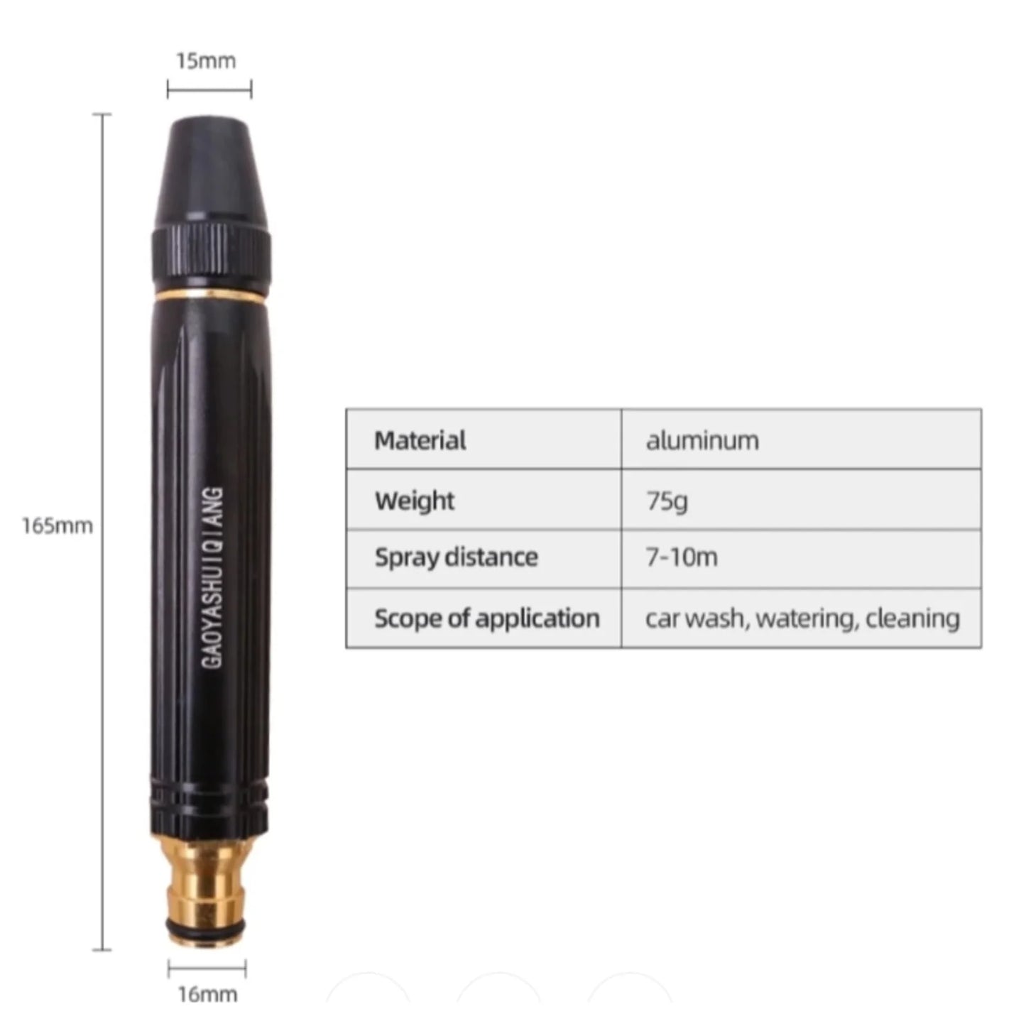 High Pressure Brass Water Spray Nozzle | Buy 1 Get 1 FREE