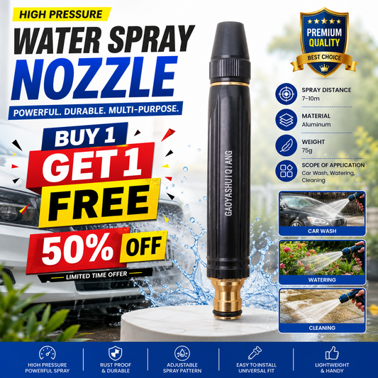 High Pressure Brass Water Spray Nozzle | Buy 1 Get 1 FREE